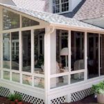 How do you enclose a patio cheaply?